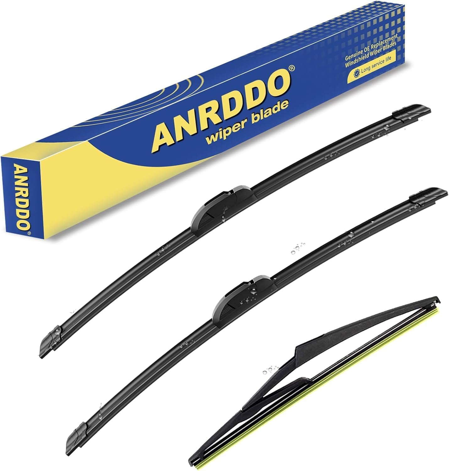 ANRDDO Wipers Replacement for 2014-2023 Nissan Rogue Windshield Wipers