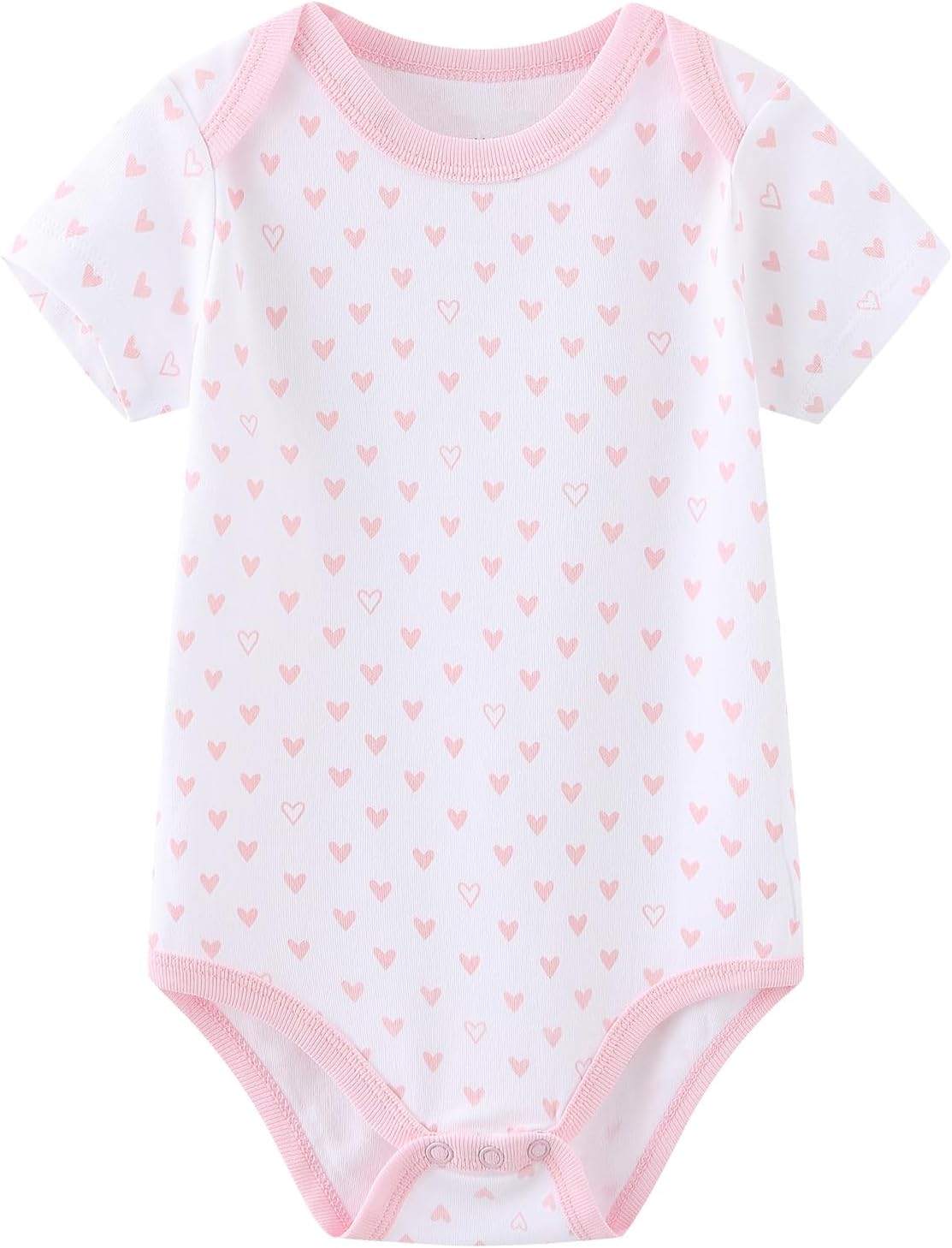 Ruliby Baby Bodysuit and Pant Set 10-pcs Cotton Soft Newborn Clothes Outfit