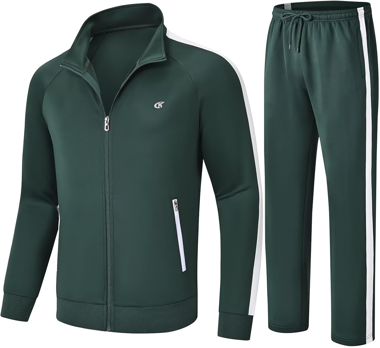 yuyangdpb Men's Tracksuits 2 Piece Outfits Full Zip Sports Sweatsuit Jogging Suits