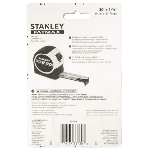 RULE TAPE 30FTX1-1/4IN FAT MAX