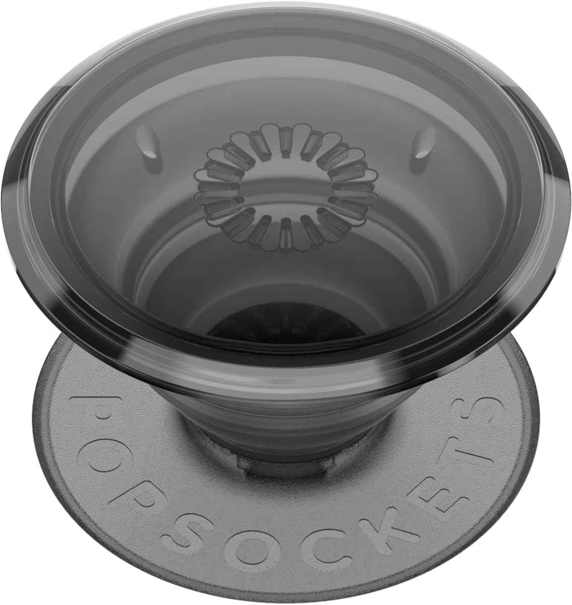 PopSockets Adhesive Phone Grip, Holder- Black Smoke