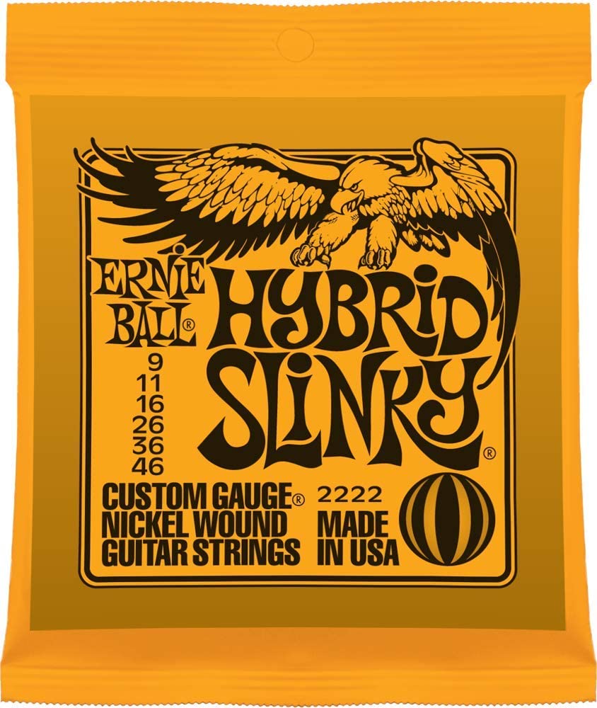 Ernie Ball Mighty Slinky Nickelwound Electric Guitar Strings 8.5-40 Gauge