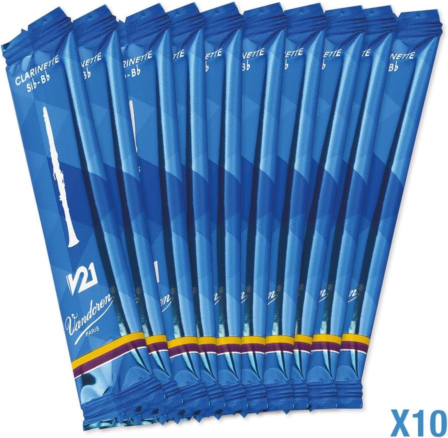 Vandoren CR8025 Bb Clarinet V21 Reeds Strength 2.5, Box of 10