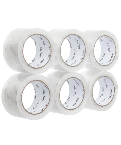 Mr. Pen- Packing Tape, 6 Pack, 2.7mil, 2' Wide, 60 Yards, Clear