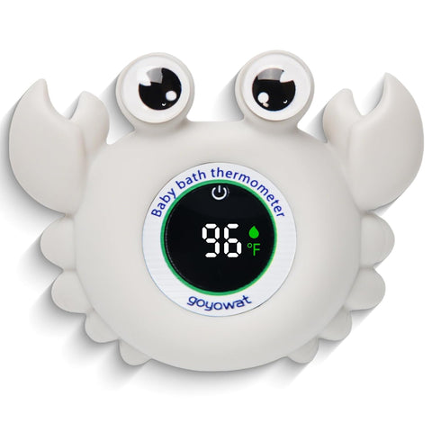 Baby Bath Thermometer Water Temp Safety for Bathtub,Room Essential Crab Toy