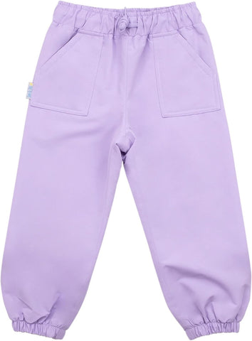 JAN & JUL Girls' Puddle-Dry Rain Pants for Toddlers