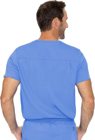 Med Couture Rothwear Touch Scrub Top for Men V-Neck 1 Pocket