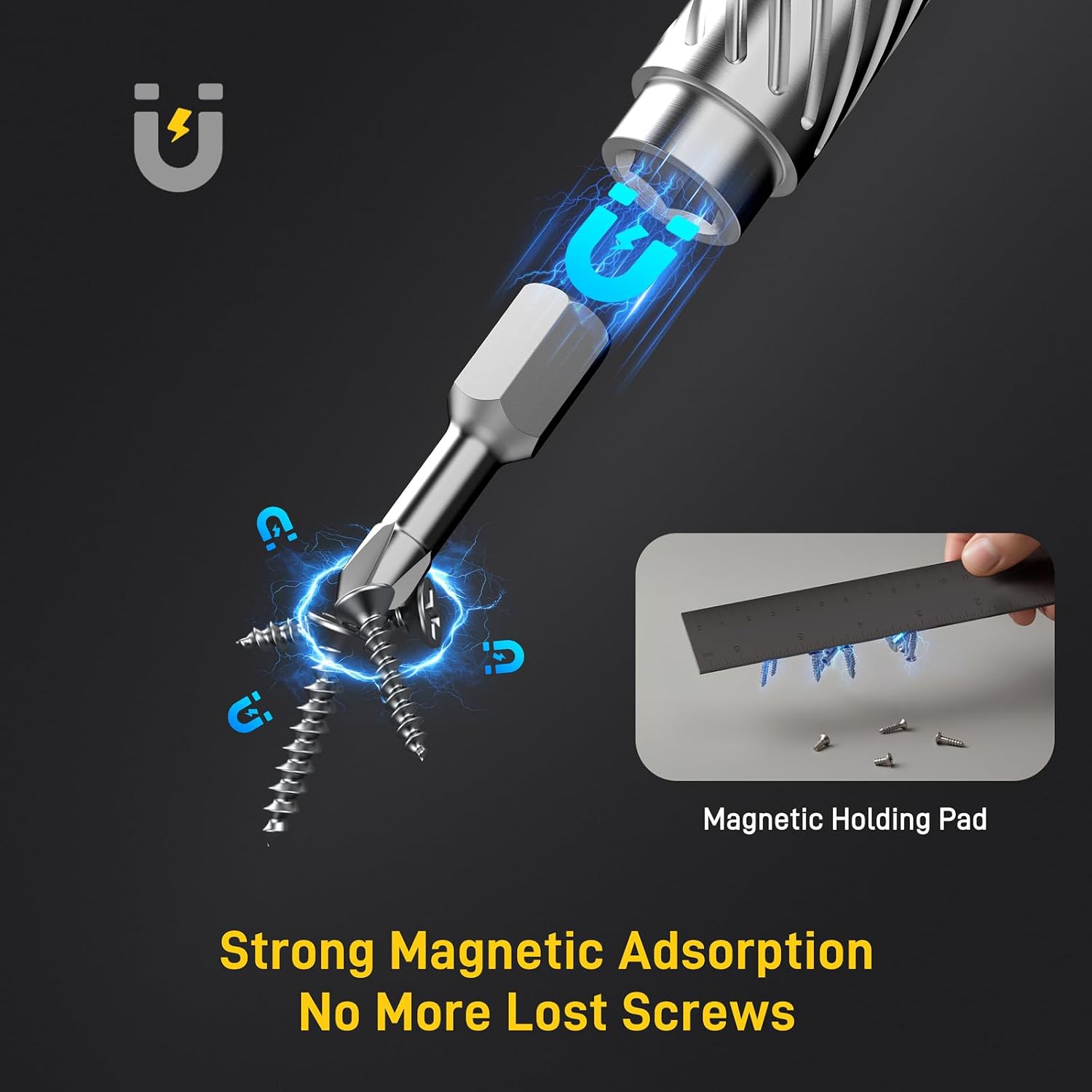T Handle Ratchet Screwdriver Set, Upgraded 62 in 1 Magnetic Screwdriver Set