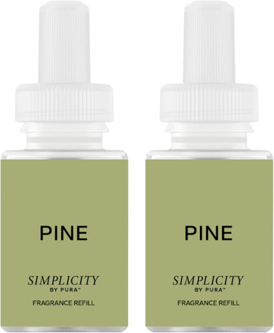 Pura x Simplicity Home Diffuser Refill, 2 Pack, Pine