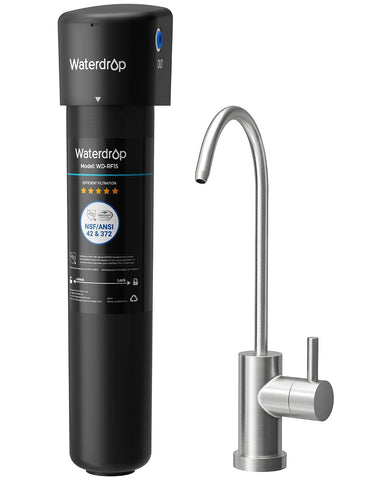 Waterdrop 15UB Under Sink Water Filter System with Dedicated Faucet