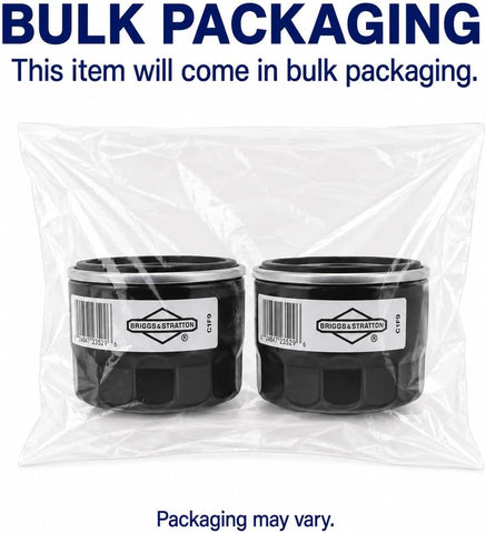 Briggs & Stratton 2 Pack Oil Filter, Genuine Replacement Part 492932, Compatible with Lawn Mower