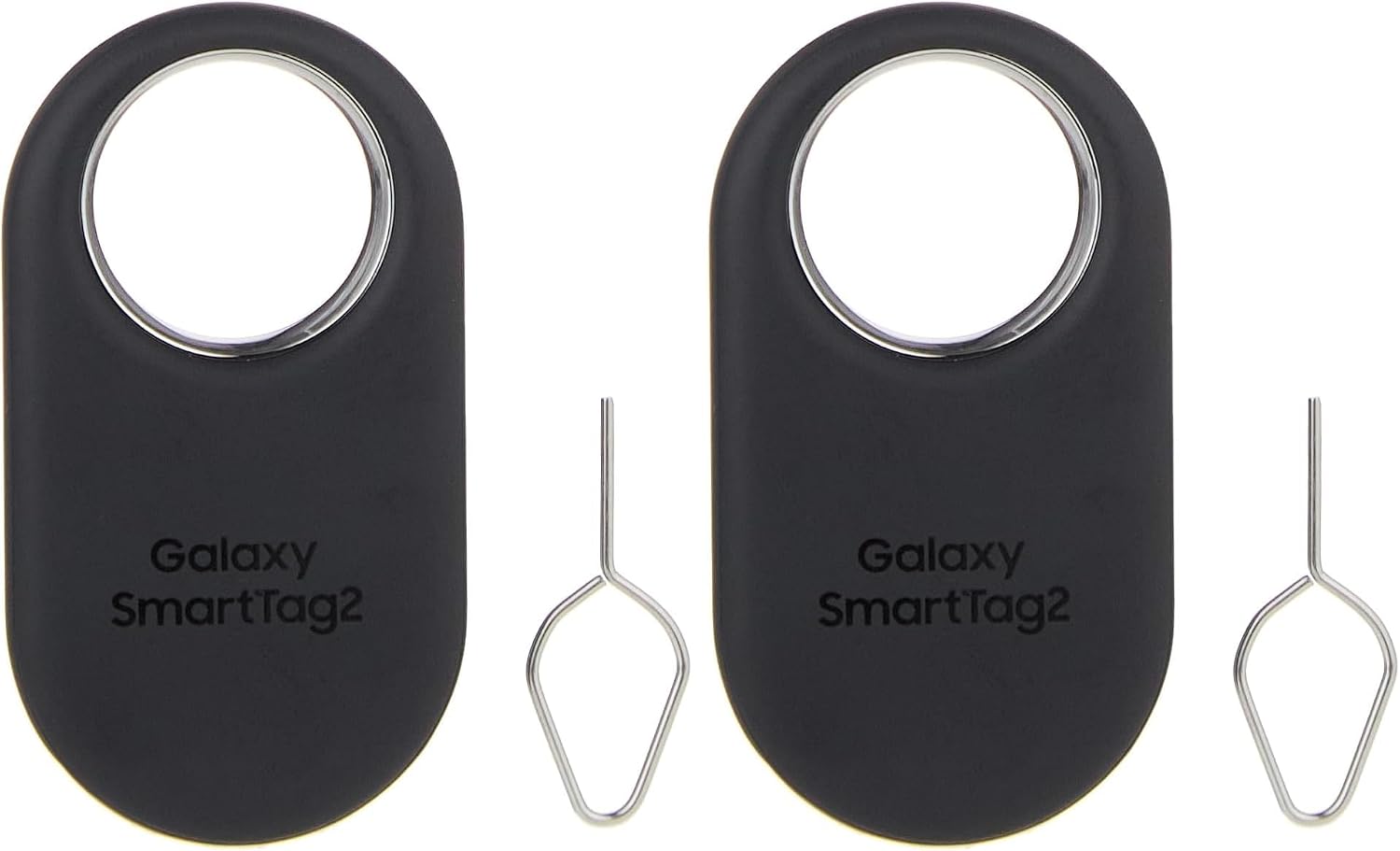 Samsung SmartTag2 (2023) Bluetooth + UWB, IP67 Water and Dust Resistant, Findable via App, 1.5 Year Battery Life - Black (International Version)