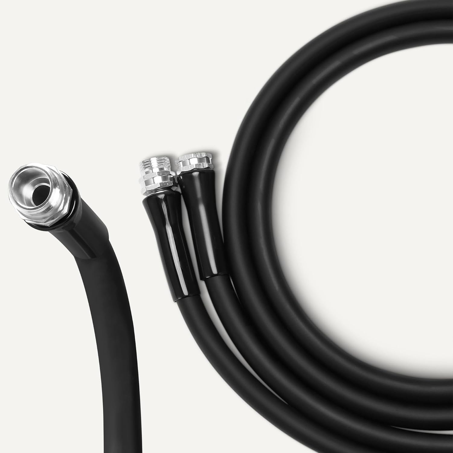 Amazon Basics Heavy-Duty Garden Water Hose, 50ft, Crush-Resistant Aluminum Couplings, Tangle-Free 360° Swivel, 500 PSI Burst Pressure