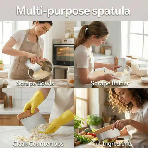 Dough Cutter, Kitchen Scraper, Food Scrapers, Bench Scraper Kitchen Tool