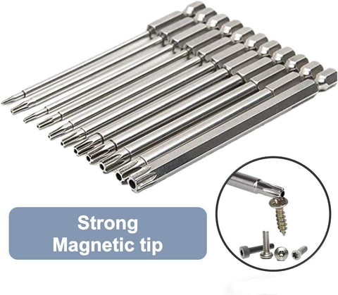 aiyun 11Piece Star Screwdriver Bit Set Shark Vacuum Security (75mm Length)