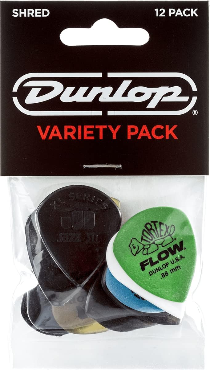 Jim Dunlop Shred Pick Variety Pack - 12 Pack