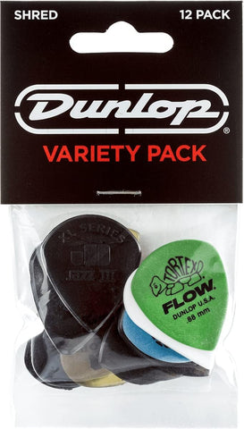 Jim Dunlop Shred Pick Variety Pack - 12 Pack