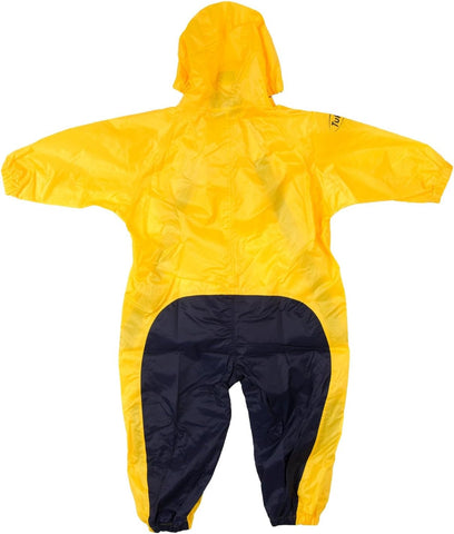 Tuffo Muddy Buddy Kids Waterproof Rain Suit One-Piece Coverall, Dual Zippers, Sealed Seams, Reinforced Knees – Boys & Girls