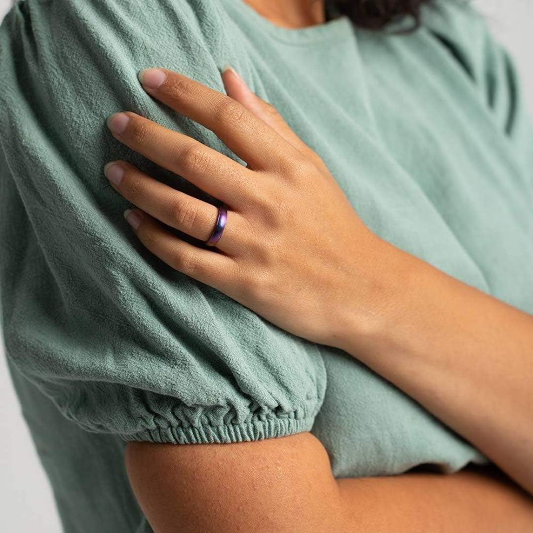 Enso Rings Thin Legend Silicone Ring | Made in The USA | Ultra Comfortable, Breathable, and Safe Silicone Ring