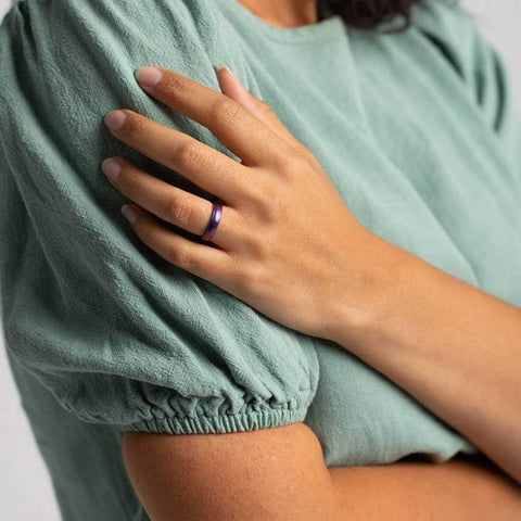 Enso Rings Thin Legend Silicone Ring | Made in The USA | Ultra Comfortable, Breathable, and Safe Silicone Ring