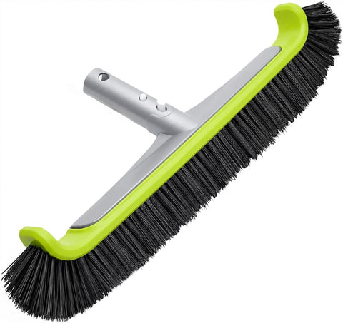 Sepetrel 17.5" Pool Brush Head for Cleaning Walls,Heavy Duty Inground/Above Ground Swimming Pool Scrub Brushes with Premium Strong Bristle & Reinforced Aluminium Back