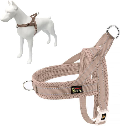 Plutus Pet No Pull Dog Harness for Large Dogs, Breathable Mesh Padded