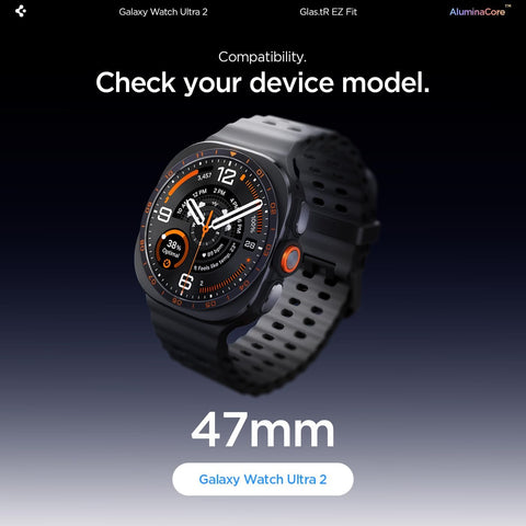 Spigen GlasTR EZ FIT Screen Protector for Galaxy Watch Ultra 2