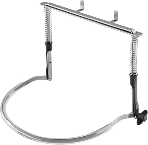 K&M Konig & Meyer 16410.000.11 Harmonica Holder - Industry Standard - Hands Free Harp Neck Brace and Sturdy Frame - Professional Grade for all Musicians - German Made - Nickel Finish
