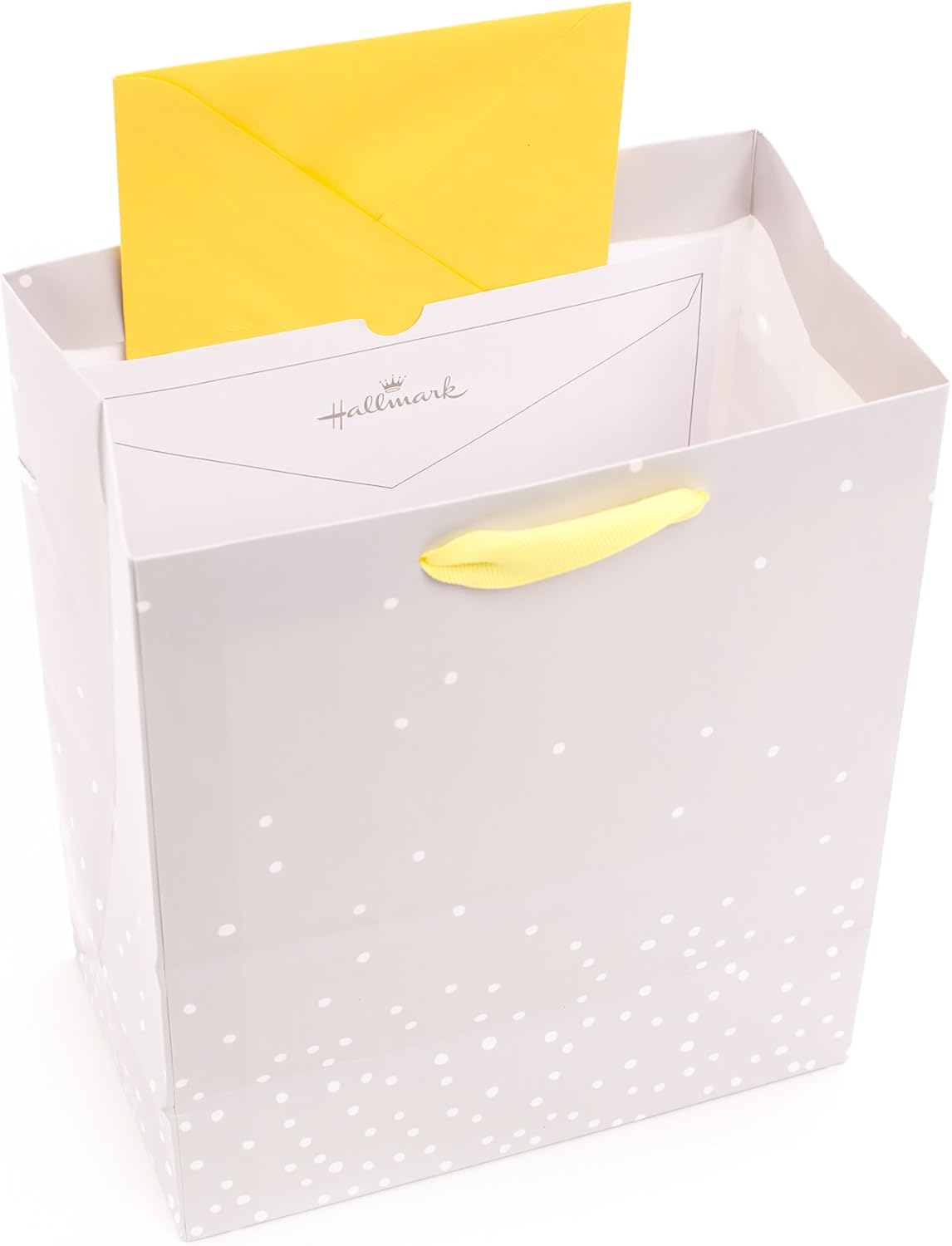 Hallmark 9" Medium Baby Gift Bag with Tissue Paper (Banner on Grey)