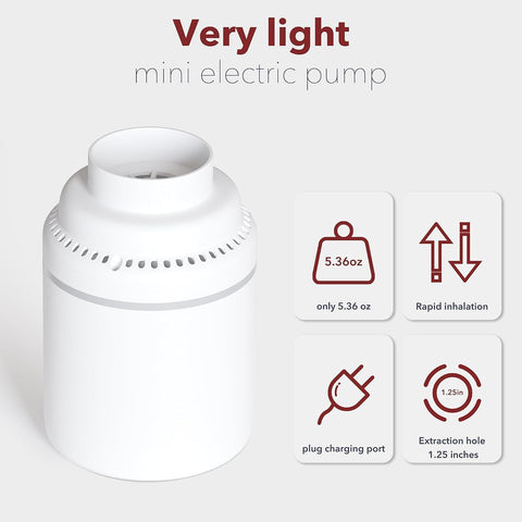 Electric Air Pump for Vacuum Storage Bags，Suitable for MEIQIHOME brand vacuum bags only.