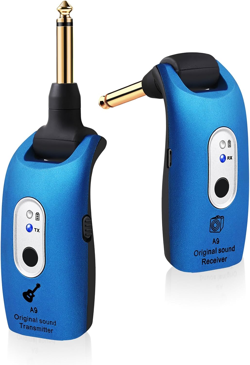 2.4GHz Wireless Guitar System for Electric Instruments, A9 Blue