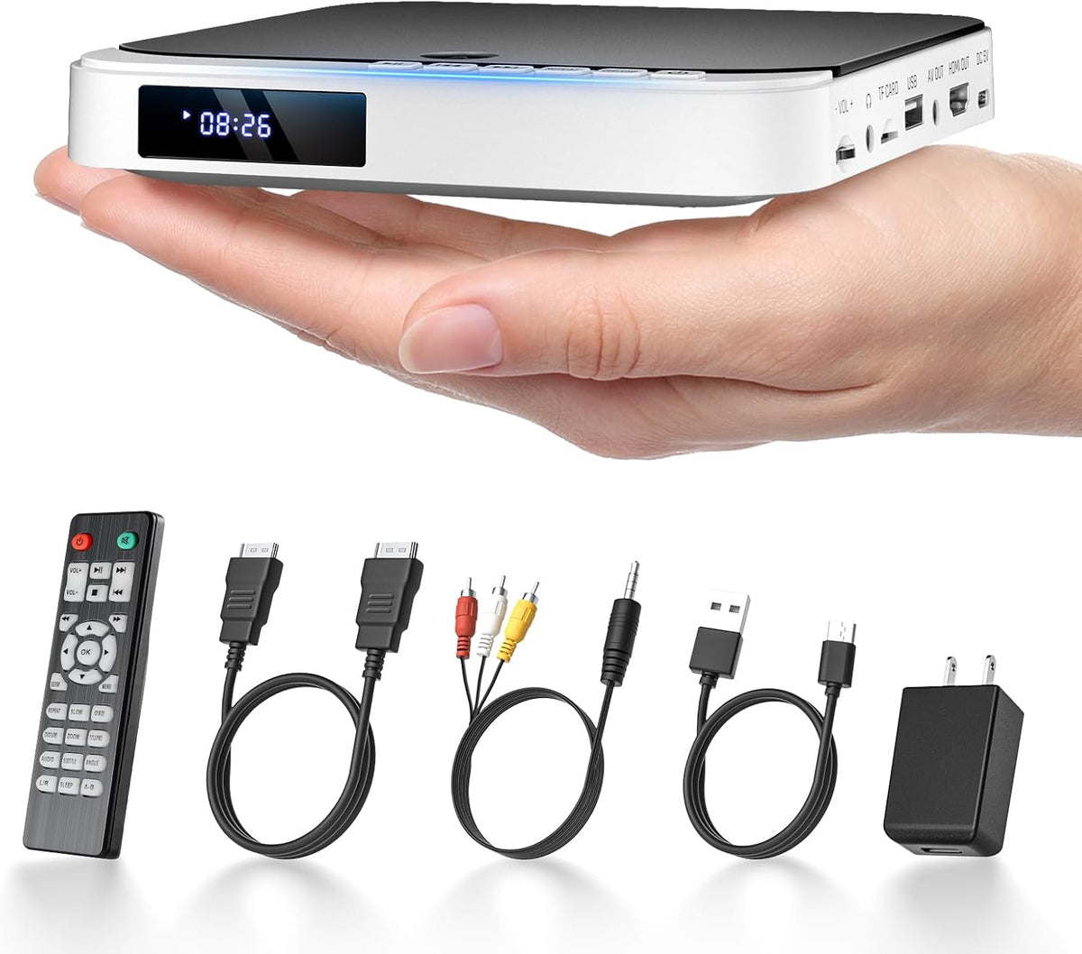 DESOBRY HDMI DVD Players for TV with All Region Free