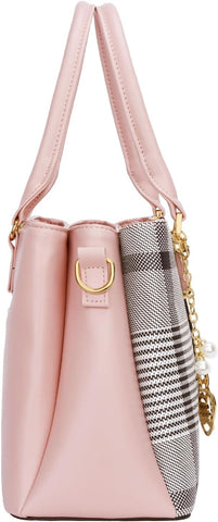 KKXIU Women Purses and Handbags, PU Leather Top Handle Satchel Bag