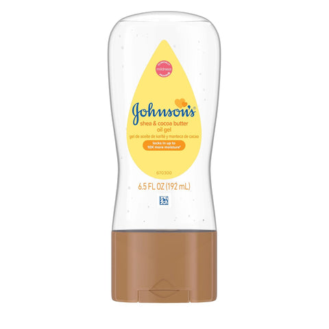 Johnson's Baby Oil Gel, 6.5 fl. oz, 6 Pack