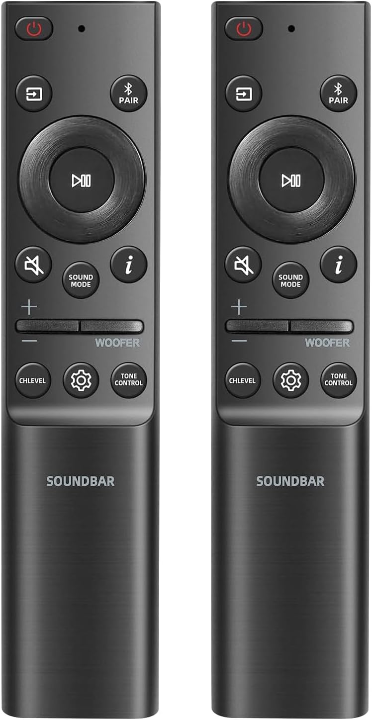 (2 Pack) Replacement for Samsung Soundbar Sound bar Remote Control