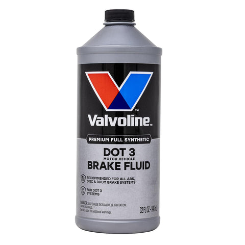 Valvoline DOT 3 Synthetic Brake Fluid, 12 oz, 6-Pack