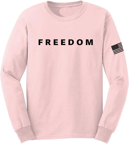 Freedom Charlie Kirk Long Sleeve Shirt True Patriot RIP Memorial American Flag