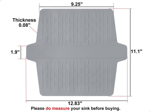 Sink Saddle, Kitchen Sink Mat, Divider Protector Mat, Silicone Protector