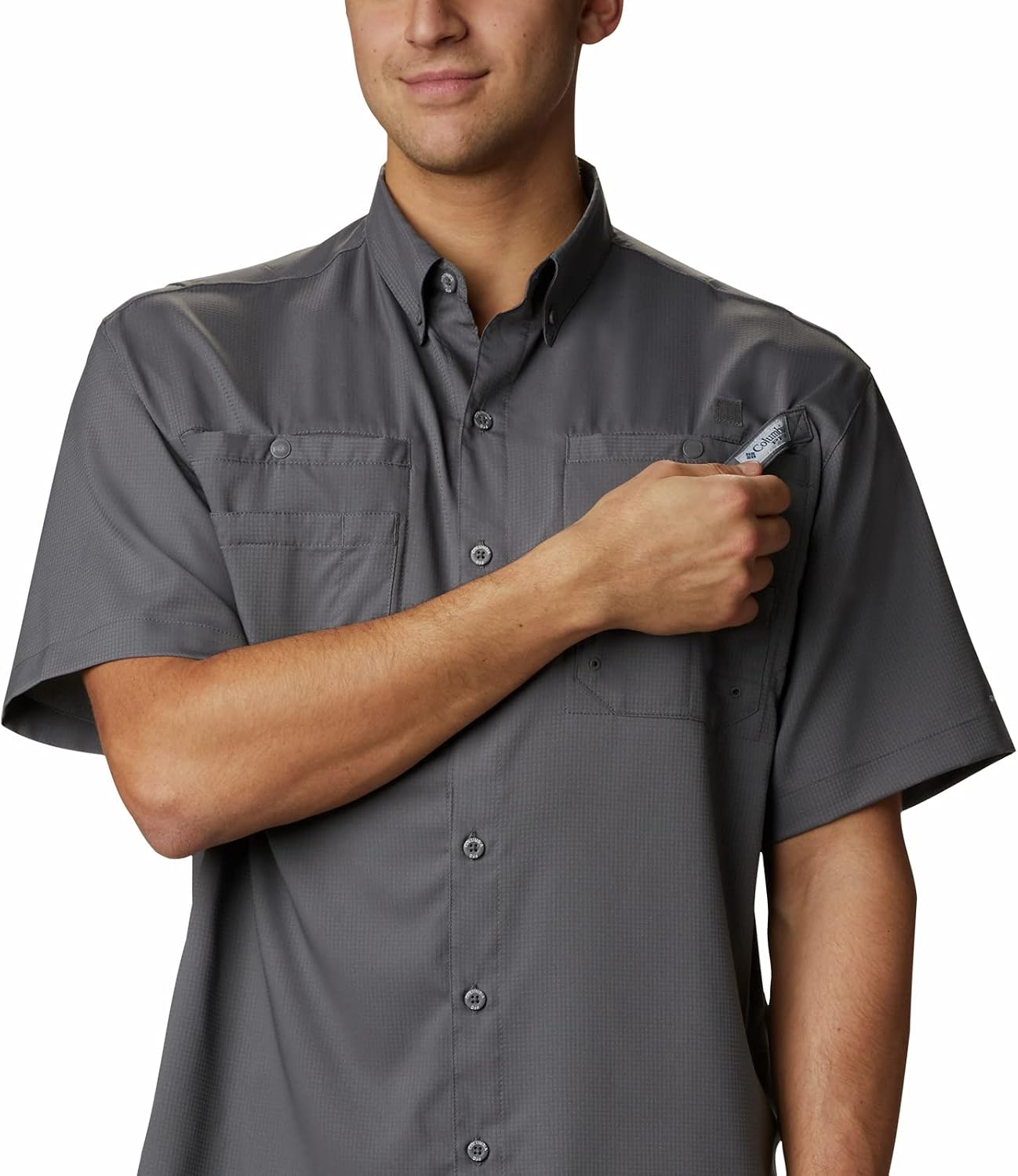 Columbia Men's PFG Tamiami II Short Sleeve Fishing Shirt