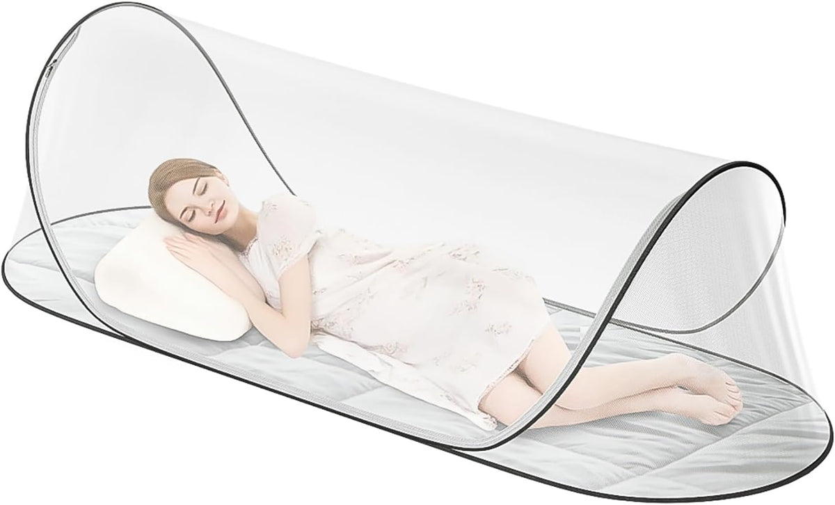78 * 31 * 23Large Pop-Up Mosquito Net, Lightweight, Breathable, and Soft Convenient Mesh Tent,Foldable and Durable,Mosquito Net for Bed,Apply to Outdoor Athletes, Camping, Beach,Starlit Sky of Night.