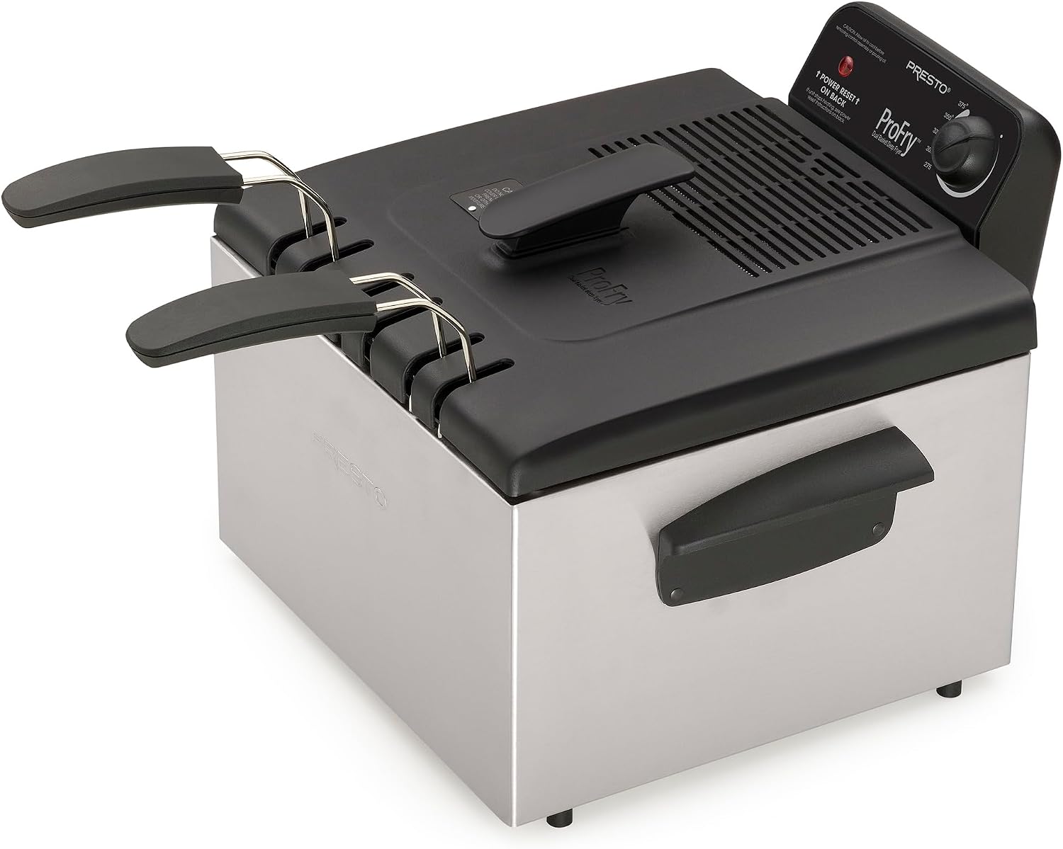 Presto 05466 Dual Basket Pro Fry Immersion Element Deep Fryer