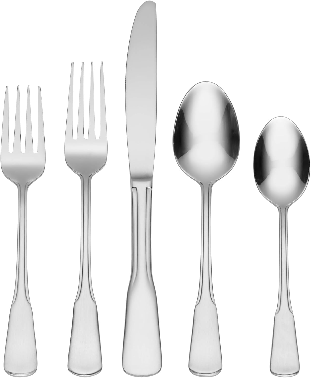 Oneida Colonial Boston 45-Piece 18/0 Silverware Set for 8, Flatware