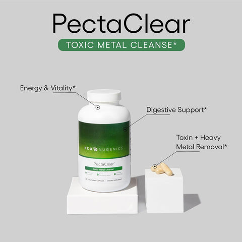 EcoNugenics PectaClear Detox Supplement – 180 Capsules
