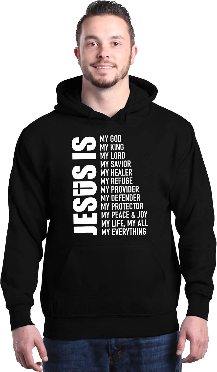 Jesus Is My Everything Hoodie Sweatshirt - Unisex Christian Pullover