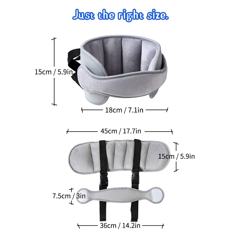 Adjustable Child Head Support for Car Seats, Car Seat Head Support for Kids
