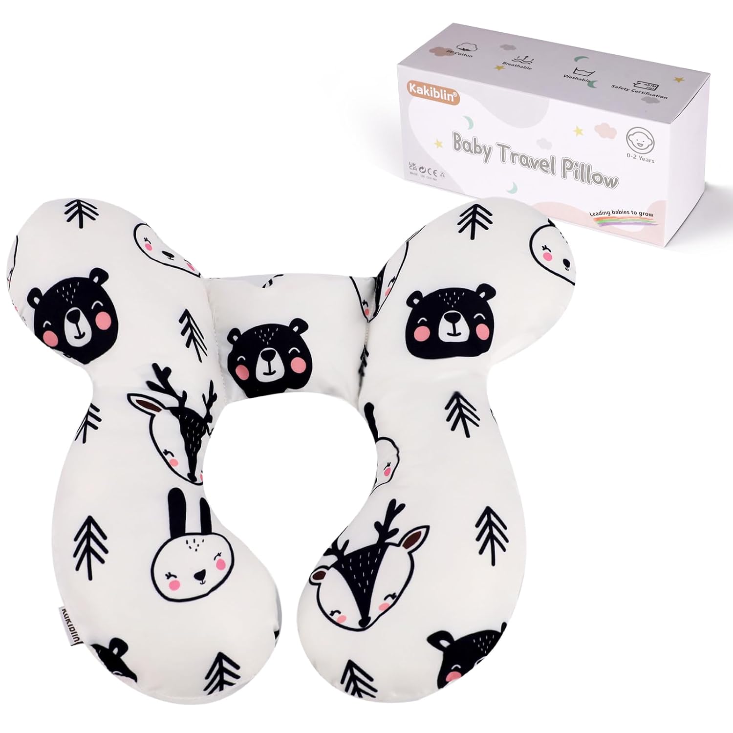 KAKIBLIN Baby Neck Pillow, Baby Support Pillow, Infant Neck Pillows