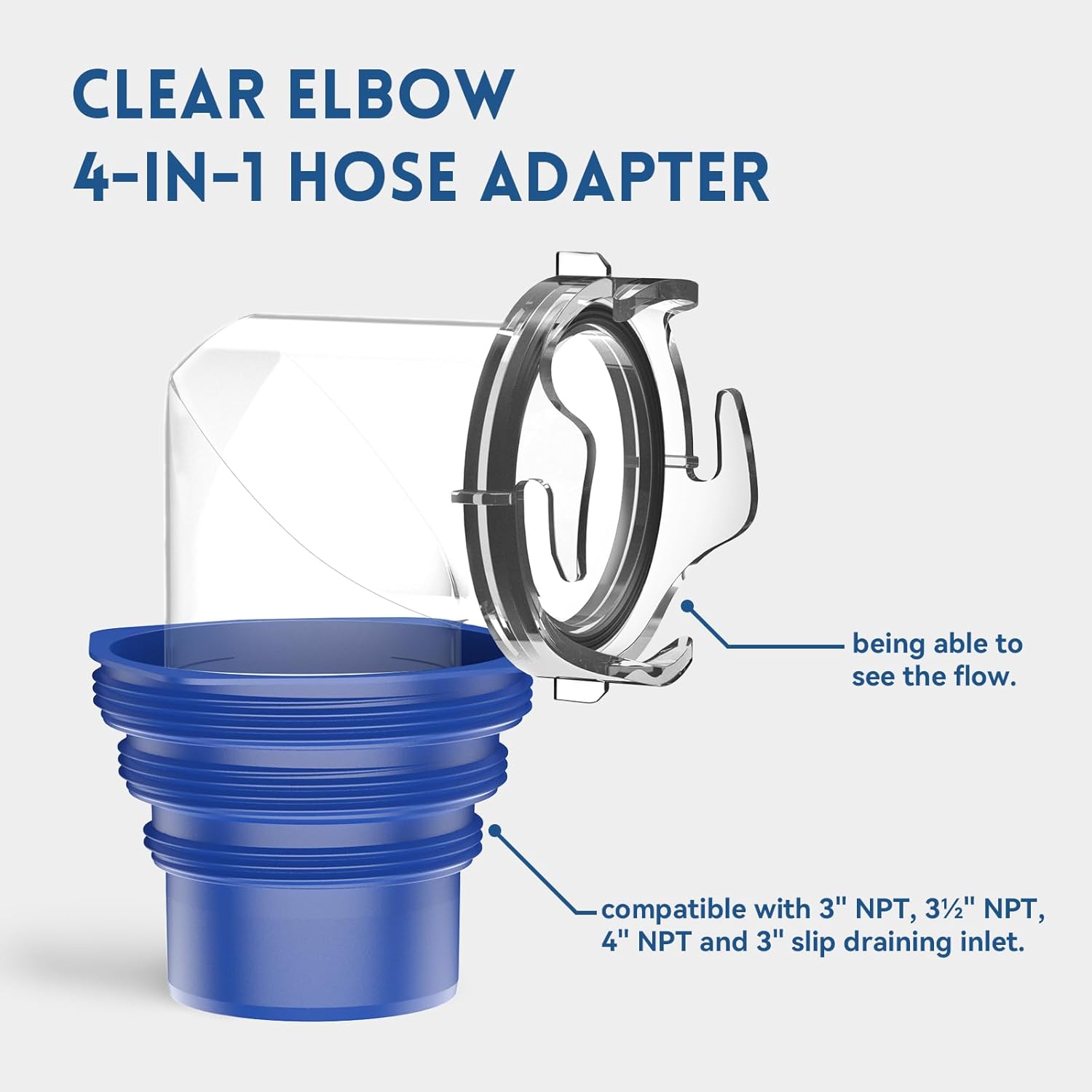 DUMPMAN RV Sewer Hose Kit, 2 * 10 Ft Sewage Hose