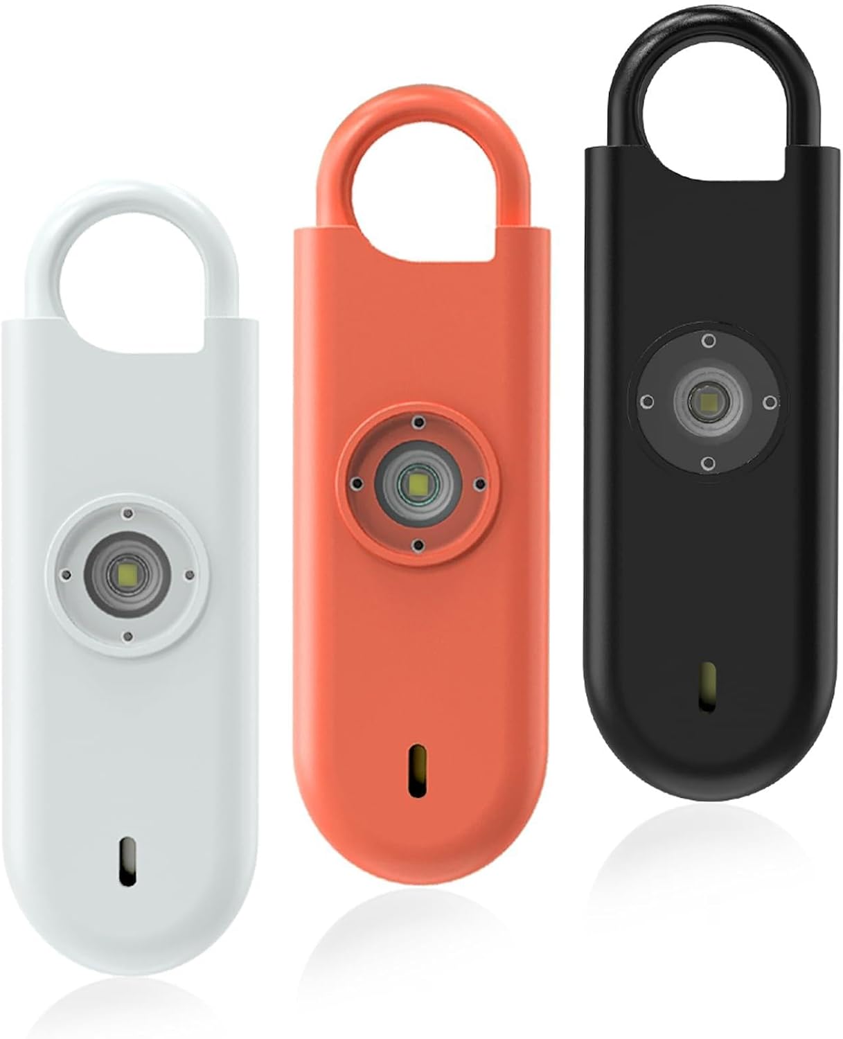 Fauxomor 140dB Personal Safety Alarm for Women 3pack Self Defense Keychain