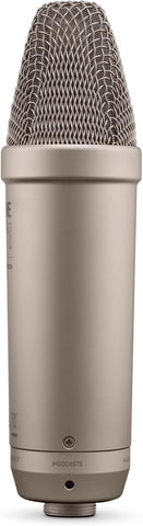 Rode NT1 5th Generation Condenser Microphone with SM6 Shockmount and Pop Filter,Silver