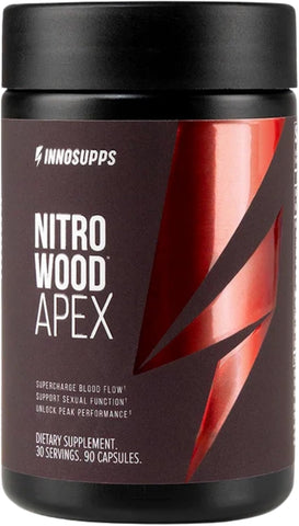 Nitro Wood Magnum Extra Strength Nitric Oxide Booster for Men, 30 Servings